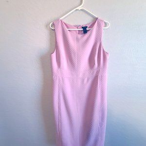 Ann Taylor pink sleeveless dress